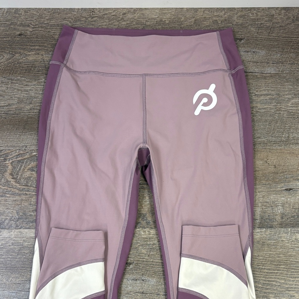 Peloton High Rise Colorblock Leggings Size Medium